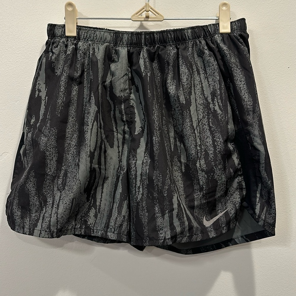 Nike Black and Gray Running Shorts
